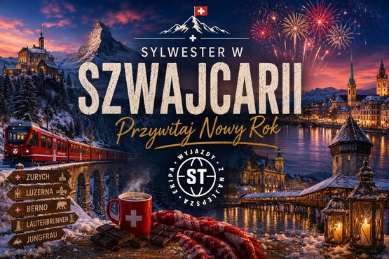 Sylwester w Szwajcarii - pociągiem przez Alpy